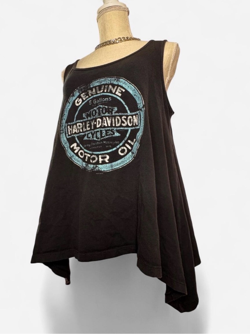 Harley-Davidson Women's Black Graphic Tank Top